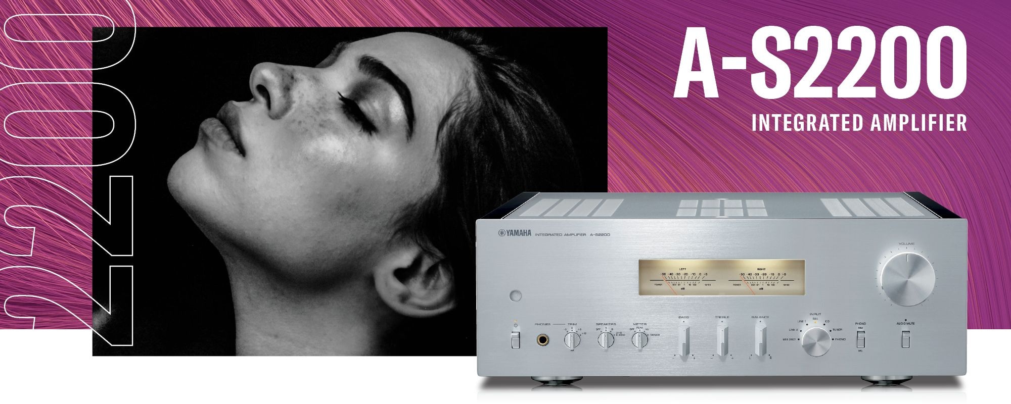 A-S2200 Integrated Amplifier - Header Banner - Desktop