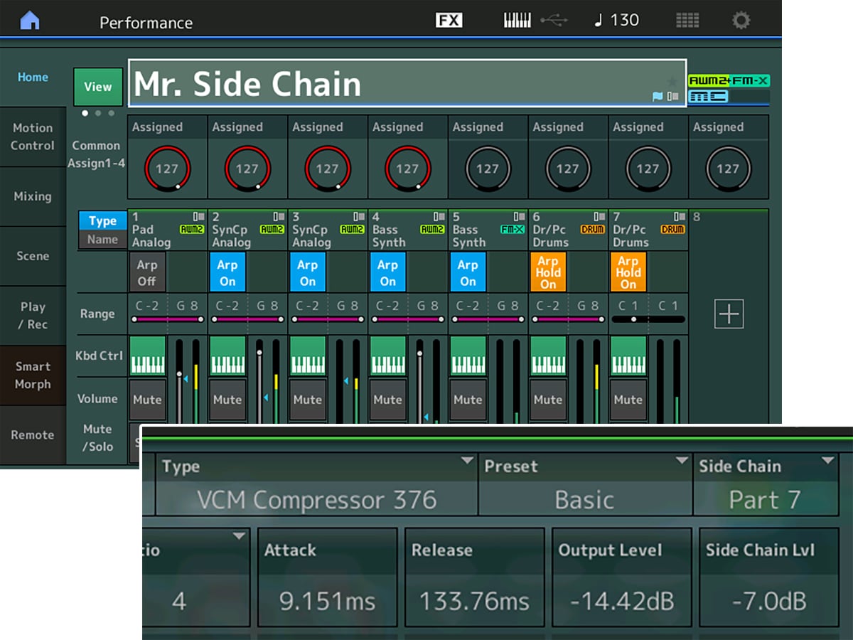 Sidechain effect