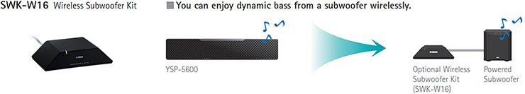 Optional Wireless Subwoofer Kit