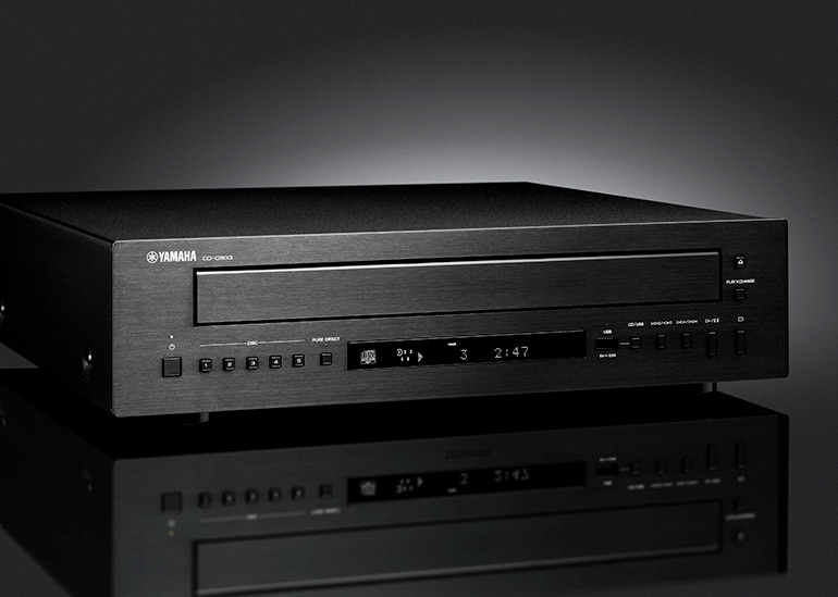 angle view of yamaha CD-C603 CD Changer