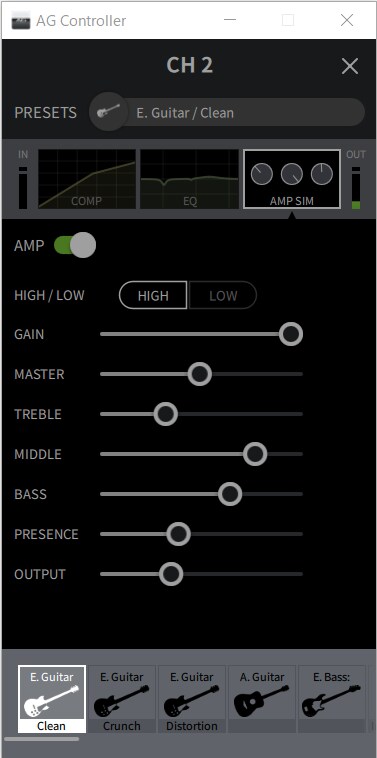 AMP SIM (Amp Simulator)