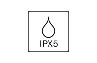 Icon image of ipx5 water resistance 