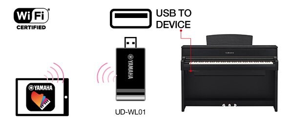 B. Connect wirelessly using Wi-Fi.