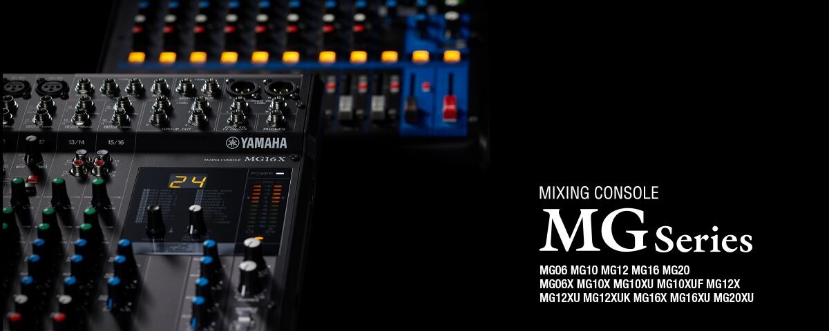 Close-up MG16X - Analog Mixing Consoles