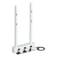 Optional metal three-pedal pedal unit for P-125aWH (white model)