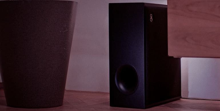 Lifestyle image of Yamaha TRUE X SUB 100A Wireless Subwoofer 