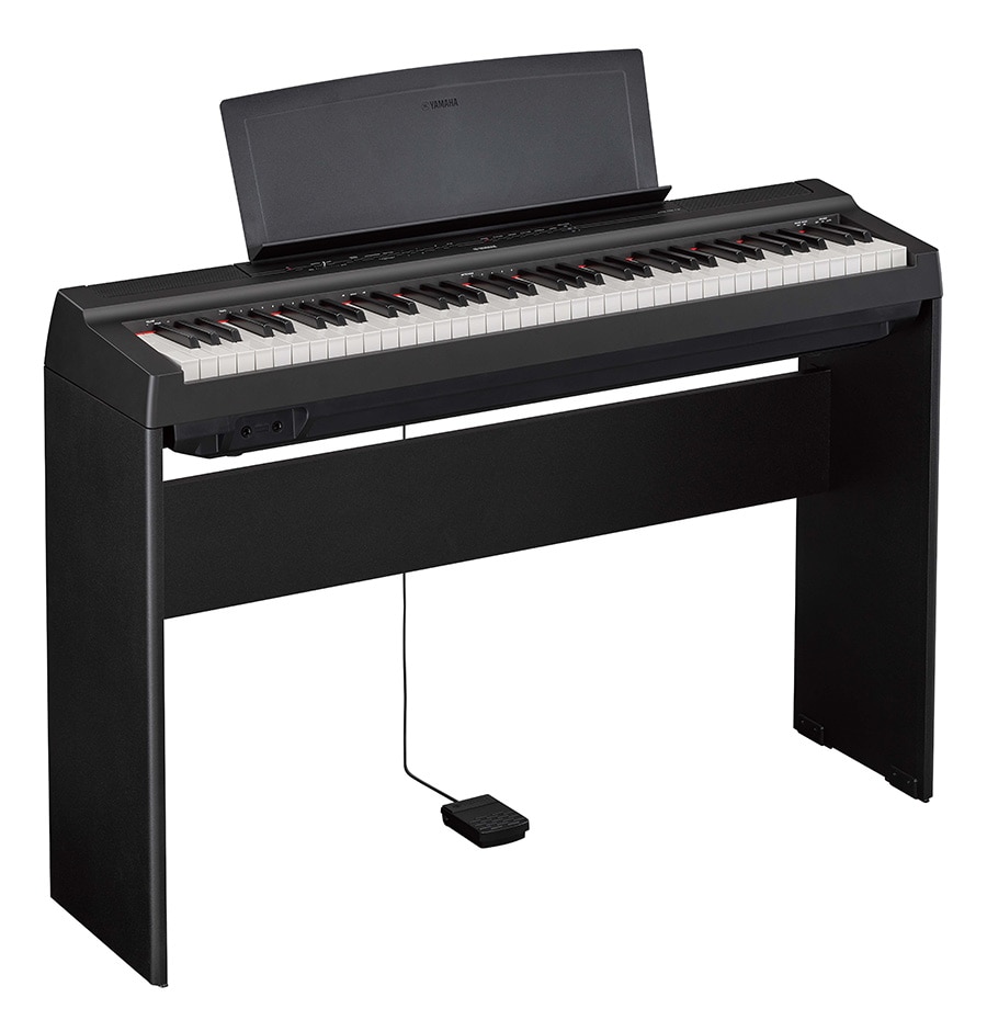 Angle view of P-121 Compact Digital Piano