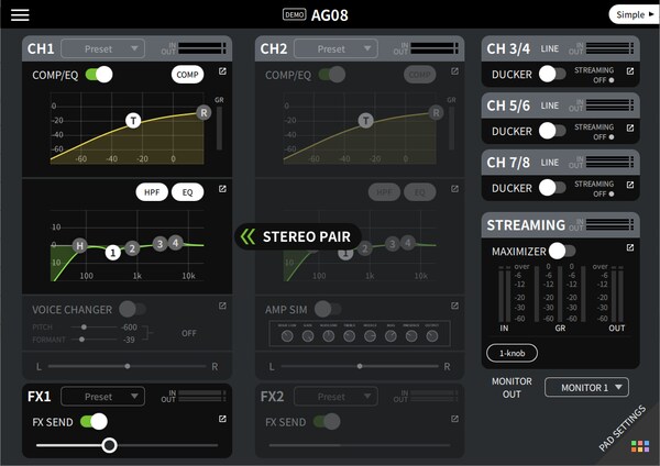 "AG08 Controller" provides precise control