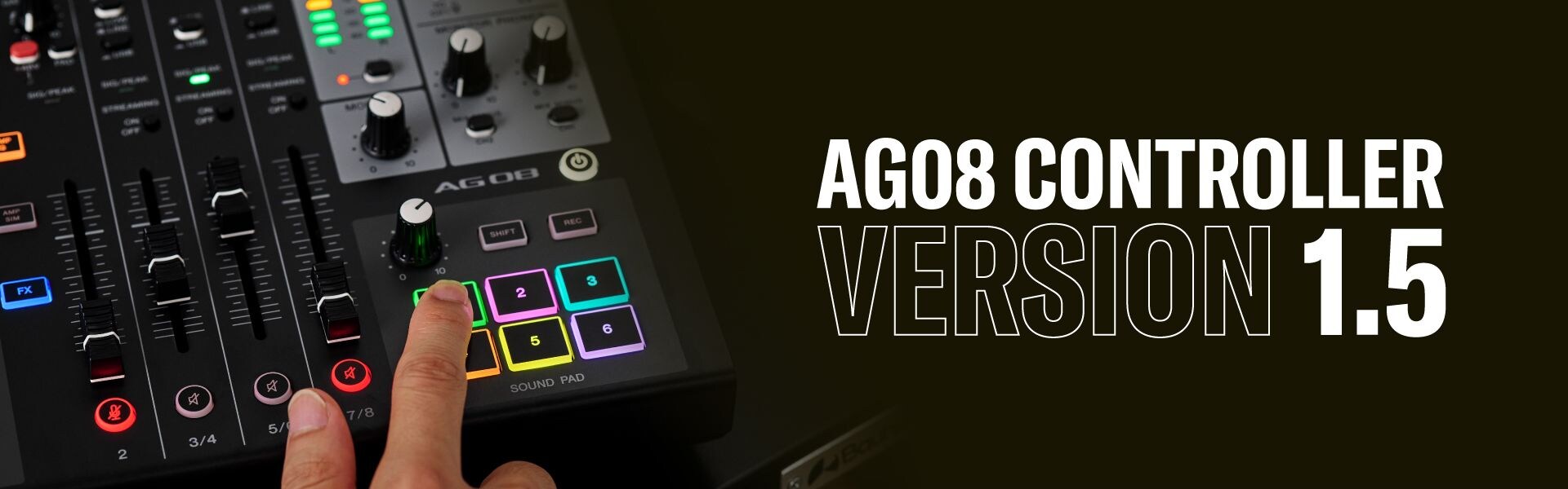 Yamaha Live Streaming Mixer AG08