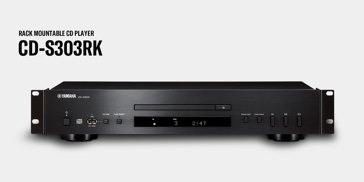 Rack Mountable CD Player CD-S303RK