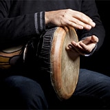 Man playing drum