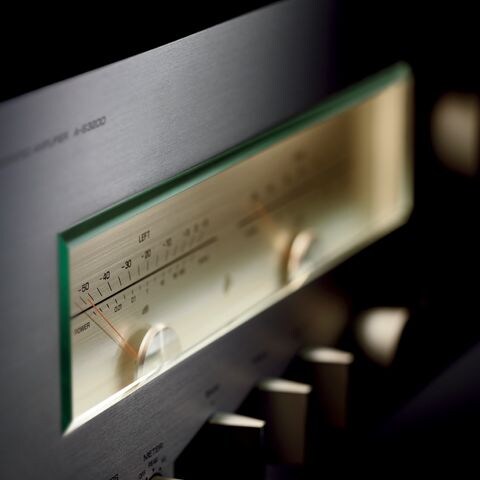 level meters for A-S3200 integrated amplifier