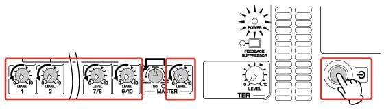 3. Turn the power on