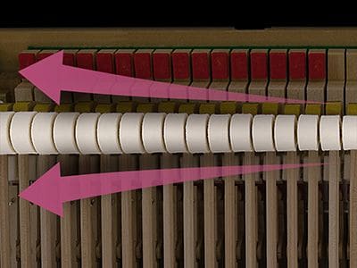 88-KEY LINEAR GRADED HAMMERS