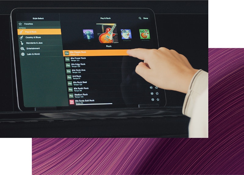 INTUITIVE OPERATION WITH YAMAHA’S SMART PIANIST APP