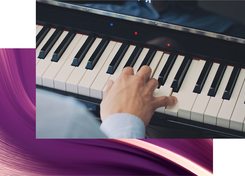 STREAM LIGHTS ILLUMINATE THE KEYS TO PLAY NEXT, MAKING MUSIC EVEN MORE FUN