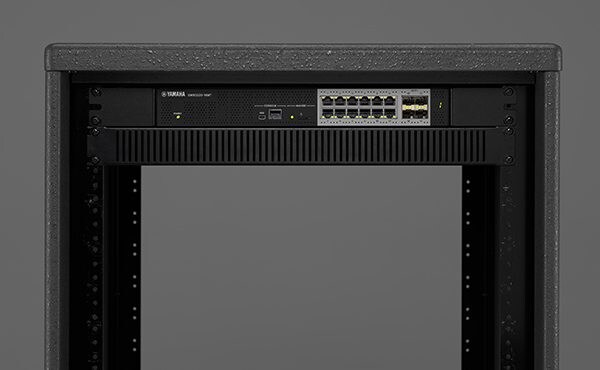 Yamaha L3 Switch SWX3220 / L2 Switch SWX2320: Rack-mount installation (SWX3220-16MT + Rack mount bracket)